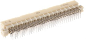 374546 / 374546-E, PRESS 96 Way 2.54mm Pitch, Type C Class C1, C2, 3 Row, Right Angle DIN 41612 Connector, Plug 374546 / 374546-E, PRESS 96 Way 2.54mm Pitch, Type C Class C1, C2, 3 Row, Right Angle DIN 41612 Connector, Plug