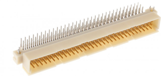 374546 / 374546-E, PRESS 96 Way 2.54mm Pitch, Type C Class C1, C2, 3 Row, Right Angle DIN 41612 Connector, Plug 374546 / 374546-E, PRESS 96 Way 2.54mm Pitch, Type C Class C1, C2, 3 Row, Right Angle DIN 41612 Connector, Plug