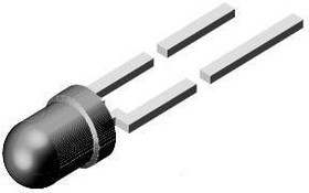 TLHR4405, Standard LEDs - Through Hole Red Tinted Diffused 6.3-10mcd@10mA