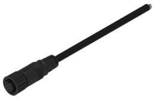 643612120308, Cable Assembly, Zinc Alloy, M12 Plug - Bare End, 8 Conductors, 2m, IP67, Straight, Black 643612120308, Cable Assembly, Zinc Alloy, M12 Plug - Bare End, 8 Conductors, 2m, IP67, Straight, Black