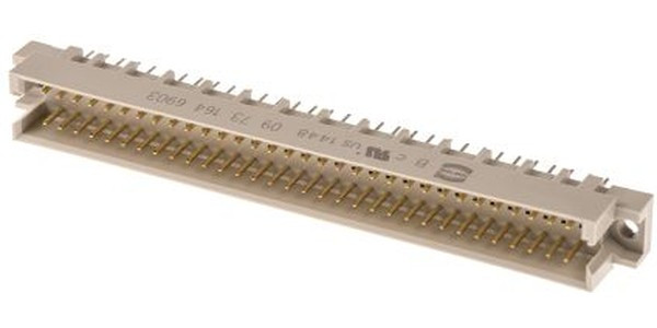 09731646903, DIN 41612 Connectors 64P 2A MALE STR SLDR