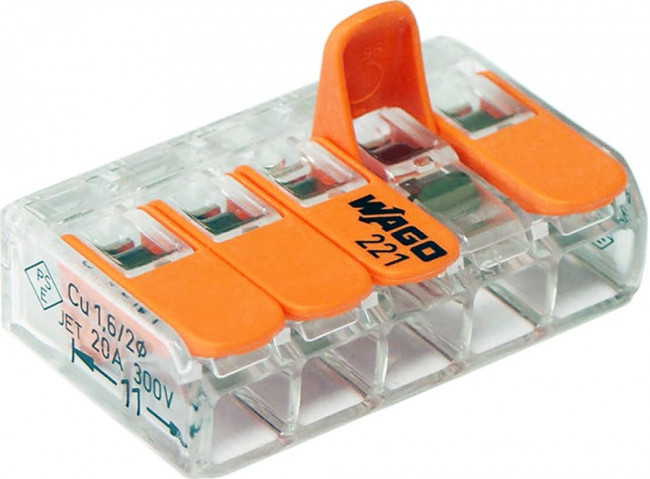 Клемма221-415 6 шт. 2562 Клемма221-415 6 шт. 2562