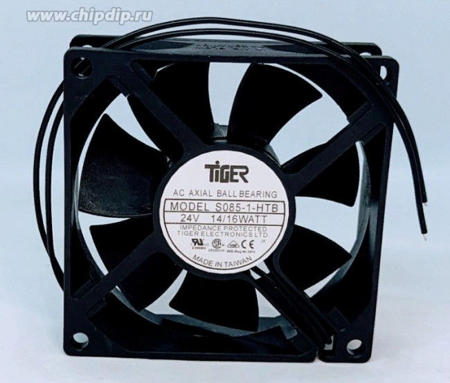 Вентилятор Tiger S085-1-HTB 24V 14/16W 80x25 2pin