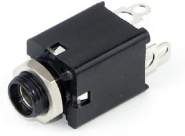 S112BPCSX, Phone Connectors 0.21 IN 3/C JACK
