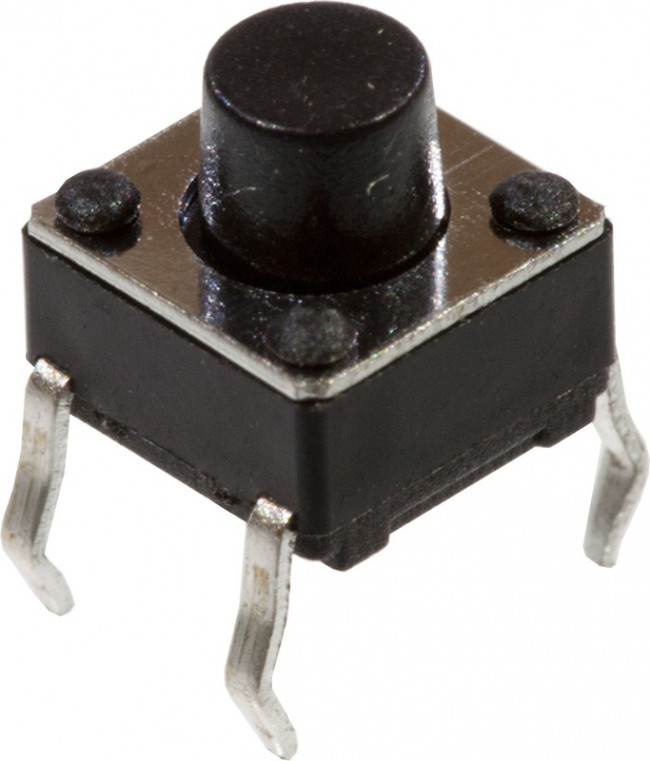 1163-666.0, Кнопка тактовая, 6х6мм, h=6мм