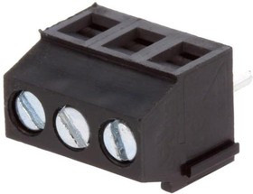 DG381-3.5-03P-13-00A(H), Зажимная рейка для печатных плат, угловой 90°, 3,5мм, на PCB DG381-3.5-03P-13-00A(H), Зажимная рейка для печатных плат, угловой 90°, 3,5мм, на PCB
