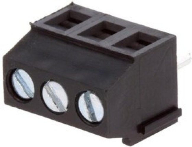 DG381-3.5-03P-13-00A(H), Зажимная рейка для печатных плат, угловой 90°, 3,5мм, на PCB DG381-3.5-03P-13-00A(H), Зажимная рейка для печатных плат, угловой 90°, 3,5мм, на PCB