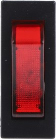 1634202-5, Illuminated SPST, On-Off Rocker Switch Panel Mount