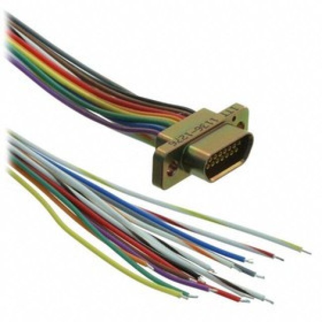 MDM-15SH003B, Разъем D Sub, Micro D, Гнездо, MDM Series, 15 контакт(-ов), Обжим MDM-15SH003B, Разъем D Sub, Micro D, Гнездо, MDM Series, 15 контакт(-ов), Обжим
