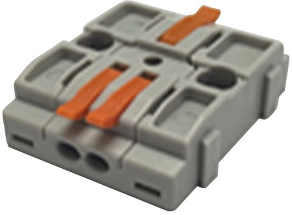 СМК 6412, Зажим-клемма , 2 контакта, 24 А, 450 В, корпус PA66