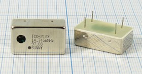 Кварцевый генератор 14745,6, 24x14x8, TCO-21AXTCXO