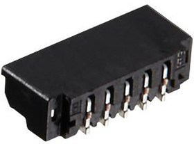 DF52-5S-0.8H(21), 1x5P 5P 1 0.8mm 5 40~+85 Surface MountRight Angle SMD,P=0.8mm,Surface MountRight Angle Wire To Board / Wire To Wire Conne