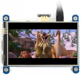 4inch HDMI LCD (H), IPS дисплей 480×800px с резистивной сенсорной панелью для Raspberry Pi