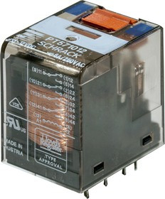 9-1419111-2 (PT571012), Electromechanical Relay 4PDT 12A 12VDC 192Ohm Through Hole