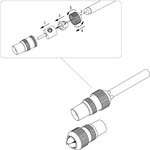 FD-2419, TV штекер на кабель, металл