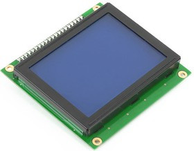 MIKROE-4, Графический ЖК-дисплей, 128 x 64, Белый на Черном, 5В, Параллельный, Без Шрифта, Передающи MIKROE-4, Графический ЖК-дисплей, 128 x 64, Белый на Черном, 5В, Параллельный, Без Шрифта, Передающи