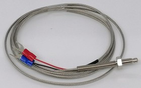 TD-V(K) M6х1,0 1,5м датчик температуры с кабелем, исполнение V, спай CA (K), резьба М6х1,0, длина ка
