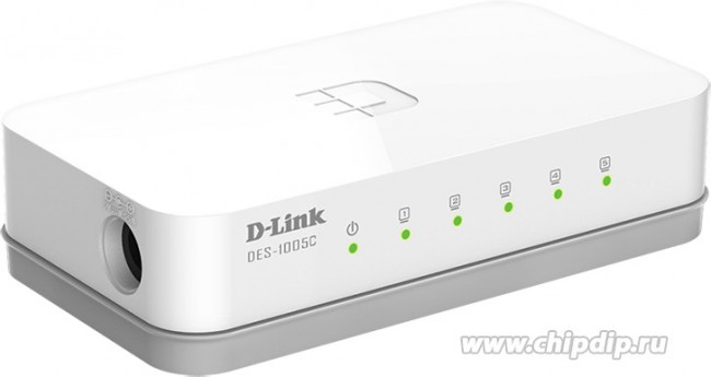Коммутатор D-Link DES-1005C 5x100Мбит/с неуправляемый Коммутатор D-Link DES-1005C 5x100Мбит/с неуправляемый