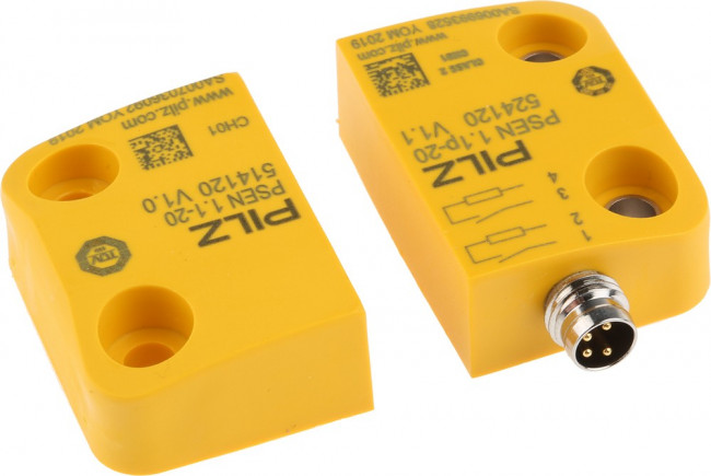 504220, Magnetic Non-Contact Safety Switch, 24V dc, Plastic Housing, 2NO, M8