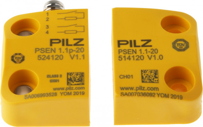 504220, Magnetic Non-Contact Safety Switch, 24V dc, Plastic Housing, 2NO, M8