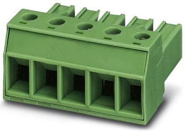 PC4/6-ST-7.62, Разъемный клеммник, 7,62мм, Кол-во полюс: 6, прямой, вилка, "мама"