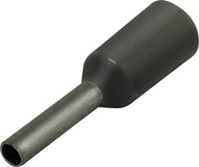 Наконечник штыревой втулочный изолированный KTE 0.75-6V 0.75мм2/L=6мм/Серый (упак=500 шт.)