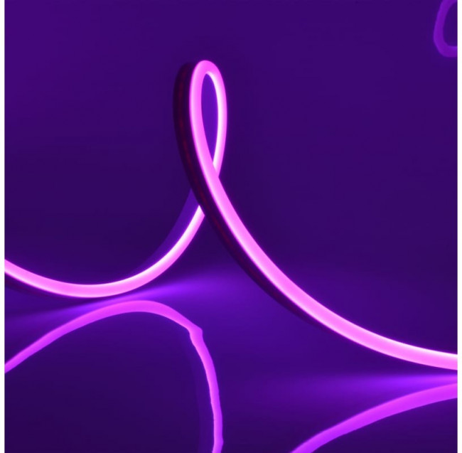 Светодиодная лента NEON ULS-N11-2835- 120LED/m-8mm- IP67-DC24V-10W/ m-15M-PURPLE UL-00009103
