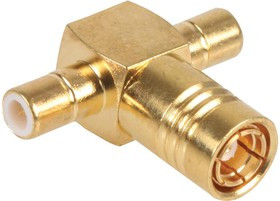 ADP-SMBF-2SMBM, RF Adapters - Tee RF Tee Adaptor SMB (Female) to SMB (Male/Male)
