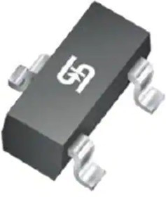 TSC4505CX RFG, Транзистор NPN 400В 0,3A 0,225Вт B 100 SOT23