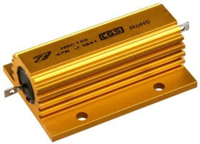 HSC1005R6J, Резистор, винт, 5.6 Ом, HS, 100 Вт, ± 5%, Лепесток для Пайки, 1.9 кВ HSC1005R6J, Резистор, винт, 5.6 Ом, HS, 100 Вт, ± 5%, Лепесток для Пайки, 1.9 кВ