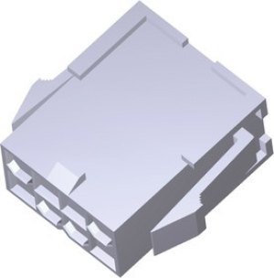 1969613-8, VAL-U-LOK Male Connector Housing, 4.2mm Pitch, 8 Way, 2 Row