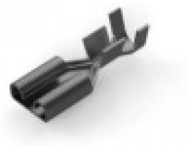 5-160446-2, FASTIN-FASTON .250 Uninsulated Female Spade Connector, Receptacle, 6.35 x 0.81mm Tab Size, 1mm² to 5-160446-2, FASTIN-FASTON .250 Uninsulated Female Spade Connector, Receptacle, 6.35 x 0.81mm Tab Size, 1mm² to