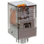 60.12.8.024.0040, Универсальное реле, серия 60, силовое, DPDT, 24В AC, 10А