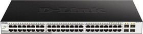 Коммутатор D-Link DGS-1210-52MP/ME/B 48x1Гбит/с 4SFP 48PoE 370W управляемый Коммутатор D-Link DGS-1210-52MP/ME/B 48x1Гбит/с 4SFP 48PoE 370W управляемый