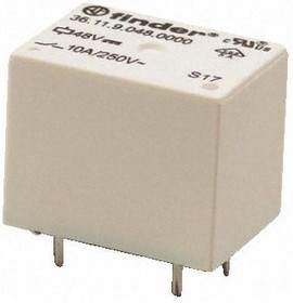 36.11.9.012.4011, Реле 1 переключ. 12VDC, 10A/250VAC SPDT