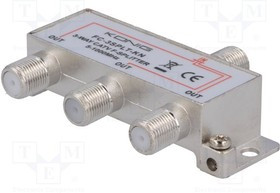 FC-3SPLIT, Разветвитель, винтами, 1000МГц, Вх: F "мама", Вых: F "мама" х3