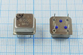 Кварцевый генератор 6МГц 3.3В,HCMOS/TTL в корпусе DIL8=HALF, гк 6000 \\HALF\T/CM\3,3В\FXO-H\FT