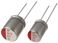 RR71C271MDN1PH, Cap Aluminum Polymer 270uF 16VDC 20% (10 X 12.5mm) Radial 5mm 0.007 Ohm 6100mA 2000h