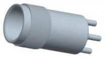 031-71063, RF Connectors / Coaxial Connectors TNC PCB RECEPTACLE