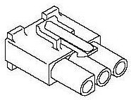 0019091039, Pin &amp; Socket Connectors 093 Pwr Conn Rcpt V-2 3Ckt