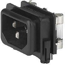 GSF1.0221.31, AC Power Entry Modules GSF1 Snapfit without fuse