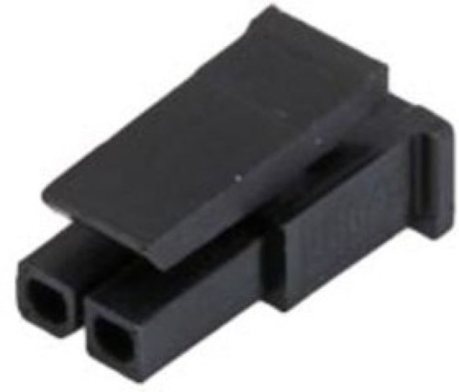436450208, Micro-Fit Female Crimp Connector Housing, 3mm Pitch, 2 Way, 1 Row Side Entry