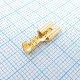 DJ622-D4.8A, (гнездо 0.5-0.8 мм2), Контакт гнездовой 4.8мм