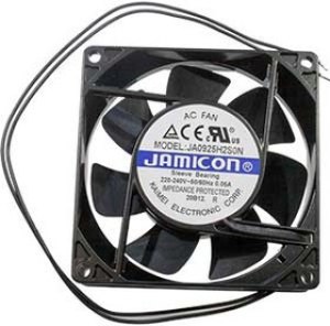 JA0925H2S0N-L, вентилятор 220В 92х92х25мм подшипник скольжения клеммы