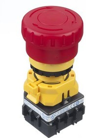 XW1E-LV402Q4MFR, Emergency Stop Switch, 2NC