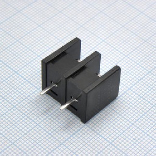 DG35C-B-02P-13-00A(H), Барьерный клеммный блок на 2 контакта. Серия DG35C-B
