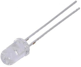 TSHG8200, ИК-передатчик, 5мм, 830нм, прозрачная, 50мВт, 20°, THT, 100мА