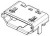 1050171001, Гнездо, USB B micro, на PCB, SMT, PIN: 5, горизонтальный, USB 2.0