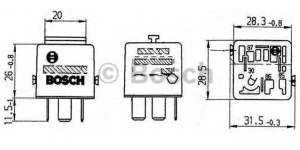 0 332 019 456, Реле