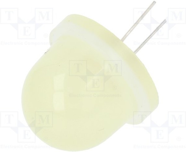 CQL-735-2, LED; 16mm; yellow; 600?3000mcd; Front: convex; 4.2?4.4V